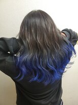 ウノプリール 京橋店(uno pulir)&nbsp;【秋野弘幸】グラデーションベリーブルー　セミディ