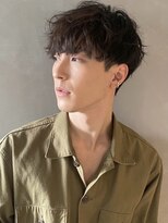 パーク(PARK)&nbsp;【PARK】メンズマッシュショート×ナチュラルスパイラルパーマ