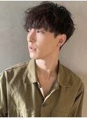 【PARK】メンズマッシュショート×ナチュラルスパイラルパーマ