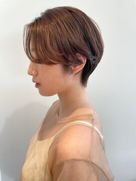 シータ(sheta) 【表参道sheta/中澤】マッシュショートカーキグレージュミニボブ