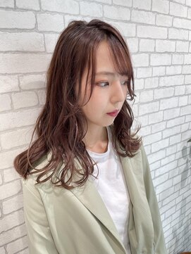 ミューバイケンジ(miu by KENJE) miu&伊藤夏海 #ピンクベージュハイライト◎