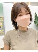 【CASANE下北沢】レイヤーボブ×韓国風バング