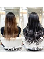 ヴォーグ(VOGUE) シールエクステでハイライトロング☆