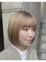 ビートス(BEAT S)&nbsp;【BEAT S】　ミルクティーベージュ/ケアブリーチ/伏見/矢場町/栄