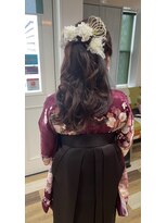 パーチ(Perch)&nbsp;サイドねじり編みハーフアップ