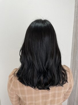 シエル 立川店(CIEL) ブルーブラック×ロング【CIEL×maki】