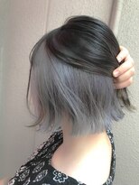 ランプ ヘアー(lamp hair) ブルーアッッシュインナーカラー