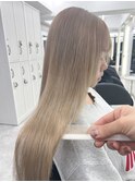 ブロンドベージュ☆レイヤーロング