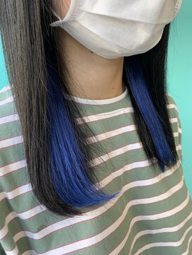 ウラヌス バイ ギャラクシー(URANUS by GALAXY) #エクステ#インナーカラー#ネイビーカラー