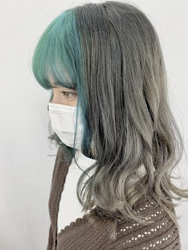 アトリア 横浜(Atria) フロントインナーカラー ターコイズブルー