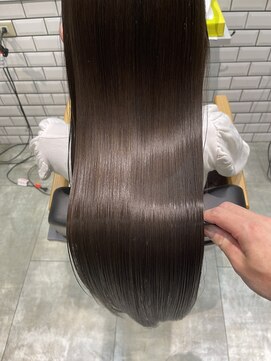 リンクリンク バイ エール 生駒(LINK LINK by aile) 【髪質改善】つやつやカラー/超音波トリートメント/ケアプロ