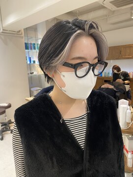 ネイロ 錦糸町(NeiRo) ハンサムショートフェイスフレーミングシルバーベージュ