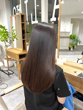 ララリノ(LALALINO) 圧倒的艶感/ナチュラルブラウン/うるつやストレート