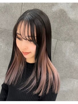 ギーク(Geek) 【Geek春日井】似合わせカット×インナーピンク《担当　篠原》