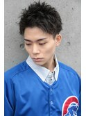 爽やかアップバング.束感スタイル mizuno
