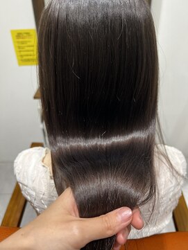 レアワンハナレ センター北美容院(lea/1 HANARE) 髪質改善トリートメント×アッシュベージュ