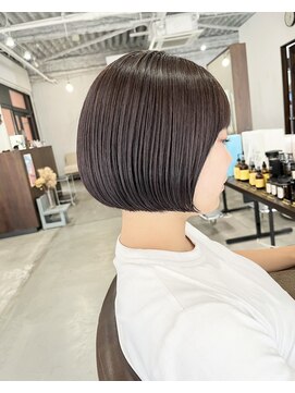 アオゾラヘアー 本店(AOZORA HAIR) シンプルボブ＊丸みショート
