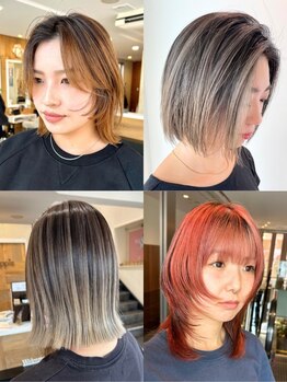 ハピス 英賀保店(Happis)の写真/ハイライト/インナーカラー/イヤリングカラーetc…1人1人にあわせた+αのカラーでトレンドを創ります★