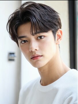 エル 横浜 ウエスト(eL 横浜 west) サーフカール フェザーパーマ スパイキーショートブルーブラック