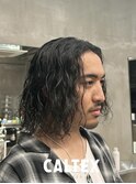 ロングヘアー×スパイラルパーマ