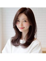 ヘアーズ ベリー 北巽店(hairs BERRY)&nbsp;★艶感ワンカールナチュラルカールフェミニンチェリーブラウン