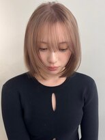 ゴカン バイ ジル ブラン 名古屋(Gokan by JIL BLAN)&nbsp;ハイライトバレイヤージュダブルカラーショートカット30代40代