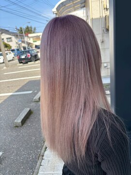 ブリーチ+フルカラー+カット