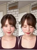 メイク　ピンクメイク　お出かけ　お呼ばれメイク