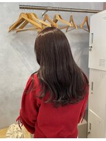 アマーク(a mark)&nbsp;【木下　暖菜】色落ちまで可愛く♪透明感のあるラベンダーカラー