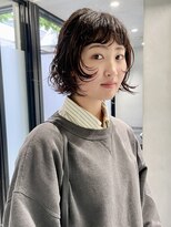 フィルムス 表参道(FILMS)&nbsp;ココアベージュ/黒髪/クラゲヘアー/オリーブグレー/ボブ/表参道