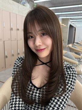 ロンドホットリップ 立川(Lond hot lip) チャコールグレー/ココアグレージュ/ミディアムレイヤーカット