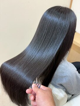 みゅーく ロング　縮毛矯正