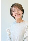 大人可愛いショートヘア