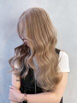 シオン(shion)&nbsp;顔周りレイヤーロングハイトーンブロンド_ba569452