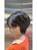 20代30代◎冬の丸みショート似合わせカットで好印象