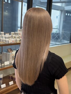 アウラ(AURA) ミルクティーベージュ/ケアブリーチ/グレージュ