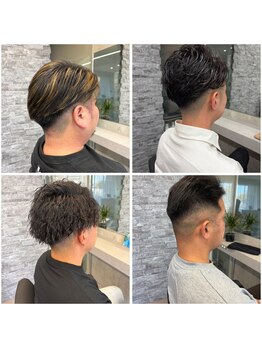 ルーツ ヘアデザイン(Roots hair design)の写真/流行りのパーマ、フェードも対応◎marbbの「地肌デトックス」で本質から整う一段上の仕上がりへ。