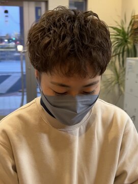 ディッセンバー 伊勢崎(December) メンズショート/センターパート/パーマ/ニュアンスパーマ