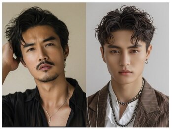 ストリームファースト(Stream1st)の写真/メンズ比率約40%☆メンズカット＆ツイストスパイラルパーマ￥12,750→￥9,980/メンズ/メンズパーマ