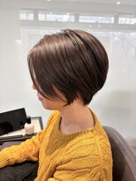 スウィープ 札幌大通(sweep)&nbsp;くびれショートボブ×ブラウンカラー