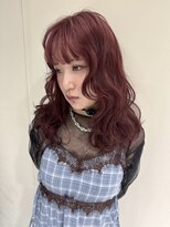 ミキサ フレア(MIXSA FLARE)&nbsp;pink Roots color ブリーチあり