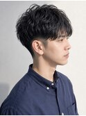 【HEY 松本】メンズビジカジツーブロック×テクスチャーパーマ