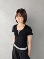 フランチェスカドットボブ(francesca.bob)&nbsp;レイヤーボブ×ココアブラウン【渡辺俊弥】梅田