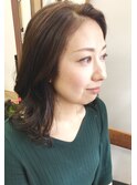 ひし形シルエット☆ナチュラルカールヘア