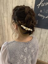 アンク クロス 関内店 編み込みヘアセット【mifuyu】