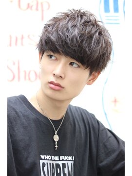 ネイビー(NAVY) ドライ質感のラフパーママッシュ☆