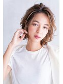 Lien☆耳かけレイヤーウルフショート×フォギーベージュ 立川