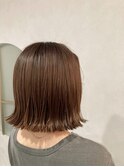 切りっぱなしボブ