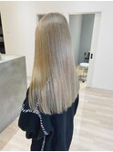 最旬スタイル【今期注目のマロンベージュ】×【艶髪ストレート】