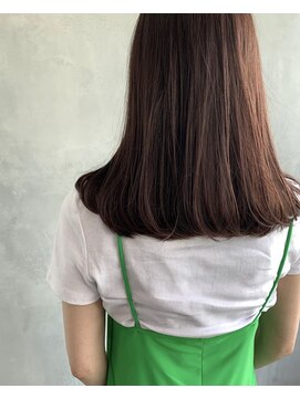 キチ(kichi.) [kichi.] セミロング×オレンジブラウン